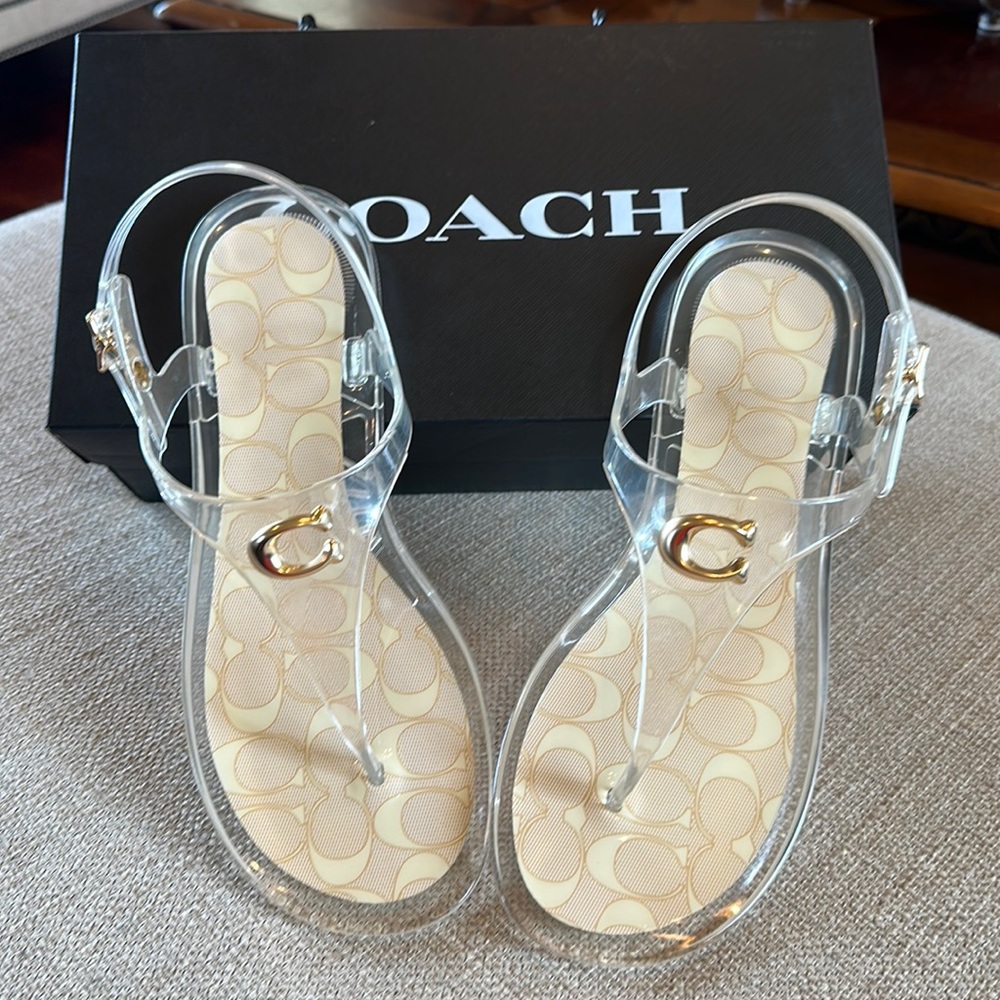 Coach Natalee Jelly Clear Size 9